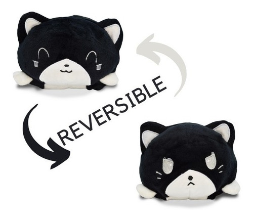 Peluches Kawaii De Gato Reversibles