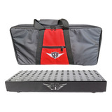Pedal Board Style 61x31 Com Bag + Kit Leds