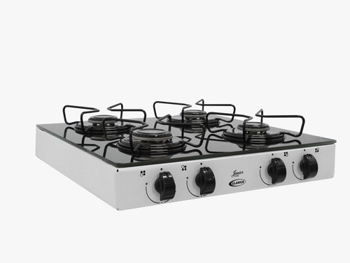 Cooktop Sobrepor Mesa De Vidro 4 Bocas - Clarice - Branco