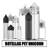 Pack 50 Botellas Chubby Pet 30ml Largas Negras