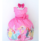 Vestido Charmoso Tematico Minnie Princesas