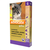 Combo Advocate Gatos 4 À 8kg 3 Bisnagas 0,8ml Envio Imeadiat