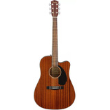 Guitarra Electroacústica Fender Cd-60sce All Mahogany.