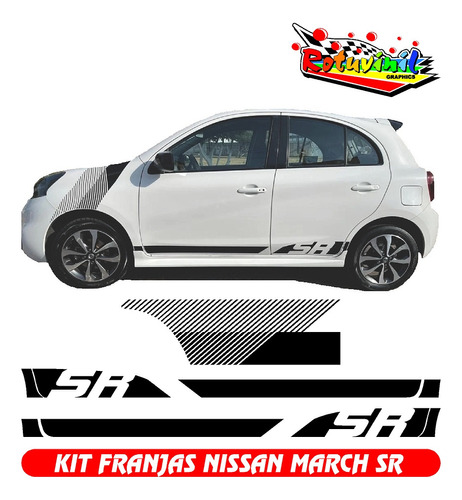 Kit Sticker Calcomania Nissan March Sr