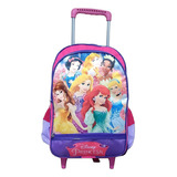 Mochila Princesas De Rodinhas Escolar/creche Infantil Menina