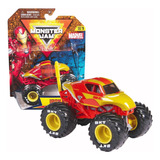 Carrinho Homem De Ferro 1:64 Marvel Monster Jam