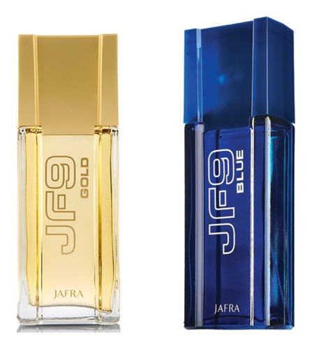 Jafra Jf9 Gold & Jf9 Blue Original Set De 2 Perfumes