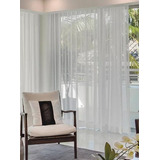 Cortina Voile Larga Cinta Fruncidora 1.40 X 2.10