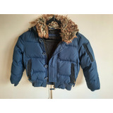 Campera Importada Azul Niño Con Capucha Tipo Visera