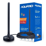 9 Antena Digital Hdtv Dtv 4k Dtv 100p Aquario Cabo 2,5m 5x1