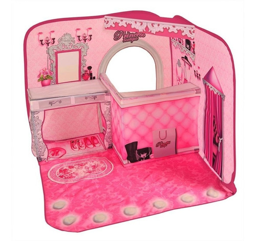 Casita Tienda Carpa Infantil Plegable Boutique Princesa 3d