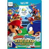 Mario & Sonic En Los Juegos Olimpicos De Rio 2016 - Wii U 