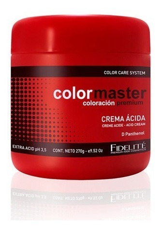 Crema Acida Color Master 270gr Fidelite Bella Dm