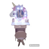 Tocador Infantil Unicornio (con Luces Led + Pilas Incluidas)