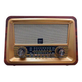 Radio Portátil Bluetooth Retro Stezzano Mlab Usb Am Fm Fj