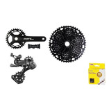 Kit Relação 10v Microshift Advent X K7 11-48t Pedivela 34t