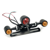 Juego De 1 Lámpara Led De Freno Ajustable For Motocicleta