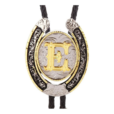 Collar De Corbata Bolo Corbata Estilo Vaquero Occidental Dorado E