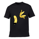 Camiseta Algodão Fruta Banana Sem Roupa Despida Sh