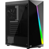 Gabinete Gamer Aerocool Shard Preto Rgb Lateral Acrílico