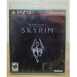 Skyrim The Elder Scrolls V Jogo Original De Ps3 Mídia Física