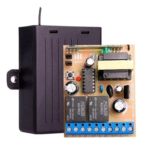 Receptor Universal Com Fonte 12v 2a Ipec