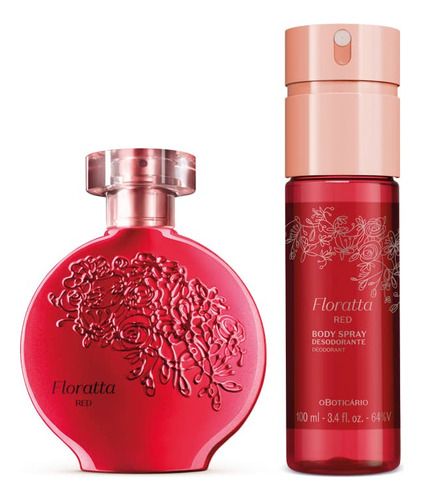 Combo Floratta Red Desodorante Colônia 75ml + Body Spray 100ml