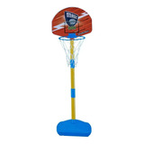 Cesta Basquete Infantil Pedestal Ajustável Bola Rede 110cm