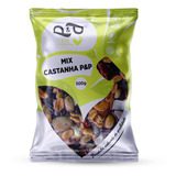 Mix P&p Nuts Castanha Nozes Amendoa Coco Chips Amendoim 500g
