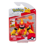 Pokémon Pkw0169 Cuenta Con Una Figura De Batalla Magmortar D