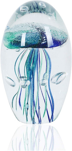 Eustuma Figura Decorativa De Medusas De Cristal Sopl