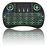 Mini Teclado Wireless Bluetooth Touchpad Sem Fio Iluminado