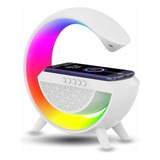Cargador Inalámbrico + Lámpara Rgb + Parlante Bluetooth