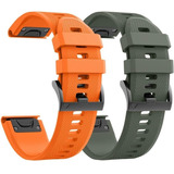 Malla De Silicona Garmin Fenix 5x/6x/6x Pro/7x/3/3hr Pack 2