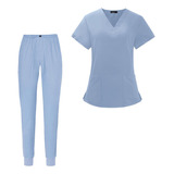 W Top Y Pantalones Para Mujer, Uniforme De Aseo, Conjunto S