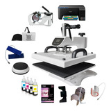 Maquina Estampar Sublimar 12en1 38x38+ Epson A4 Para Biromes