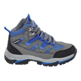 Zapato Outdoor Alto Azul-gris Blacksheep Manquehue