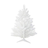 Árbol De Navidad Artificial De Pino Blanco De 3' - Sin Luces