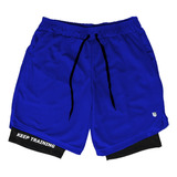 Kit-3 Shorts Academia Compressão Treino Bermuda  Dry-fit Gym