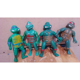 Set 4 Figuras Tortugas Ninja Bootleg Vintage 90s 25cm 