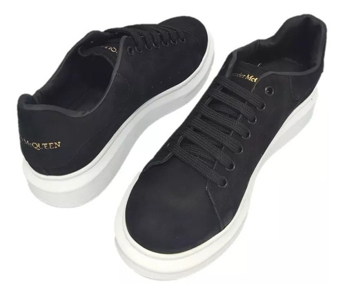 Tenis Preto Estilo Skaitista Masculino Alexander Mcqueem 