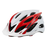 Capacete Bicicleta Ciclismo Mtb Absolute Wild Bike Liquida! Cor Branco/vermelho Tamanho Único