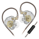 Auriculares Kz Edx Lite In Ear Monitor Hifi Con Microfono $