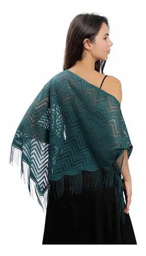 Chalina De Encaje Para Fiesta Elegante Pashmina Vestido