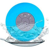 Parlante Bluetooth Resistente Al Agua Manos Libres Para Baño Color Azul
