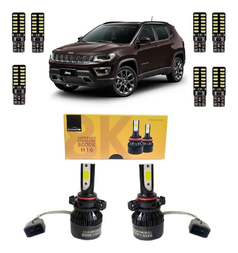 Kit Super Led Drl  Jeep Compass E Led's