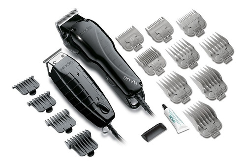 Remate Andis Stylist Combo Envy + Trimmer Gtx 14 Pz