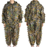 Traje Camuflaje Ghillie 3d Hojas Woodland Camuflaje Airsoft