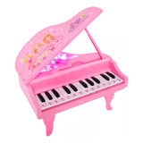 Piano Infantil Teclado Musical Luz Som Princesas 3 Modos