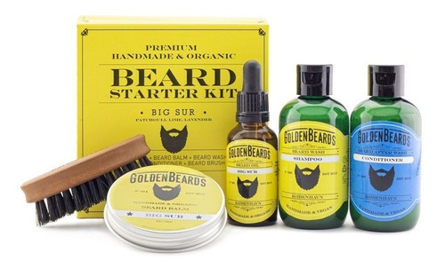 Kit Cuidado De La Barba Golden Beards Big Sur